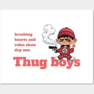 Thug life boy 04 Posters and Art